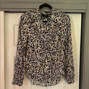 Anthropologie - Maeve Leopard Blouse